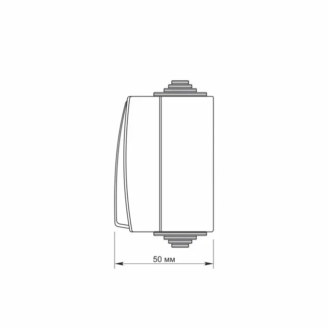ВЪНШЕН КЛЮЧ ЕДНОПОЛЮСЕН IP65 BINERA VF-BNW11-G VIDEX - image 4