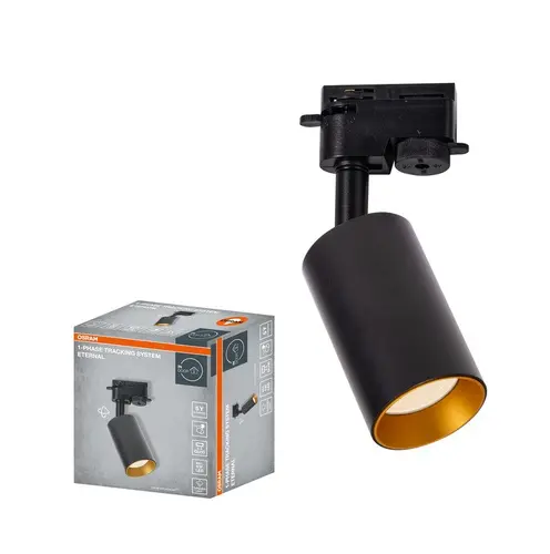 LED СПОТ 1PHASE TRACKING SPOT ETERNAL GU10 BLACK AND GOLD LEDVANCE