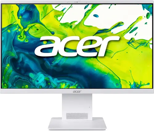 Kомпютър All-in-One Acer Aspire S24B DQ.BSWEX.001 - 23.8" inch IPS FHD(1920x1080) Intel Core 5 115U, 16GB DDR5, 512 GB SSD - Бял