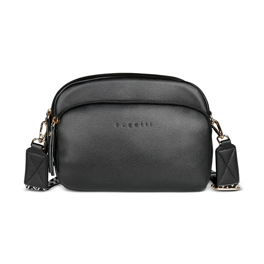 Дамска чанта Bugatti Mare 3.0 Crossbody bag, екокожа, черна