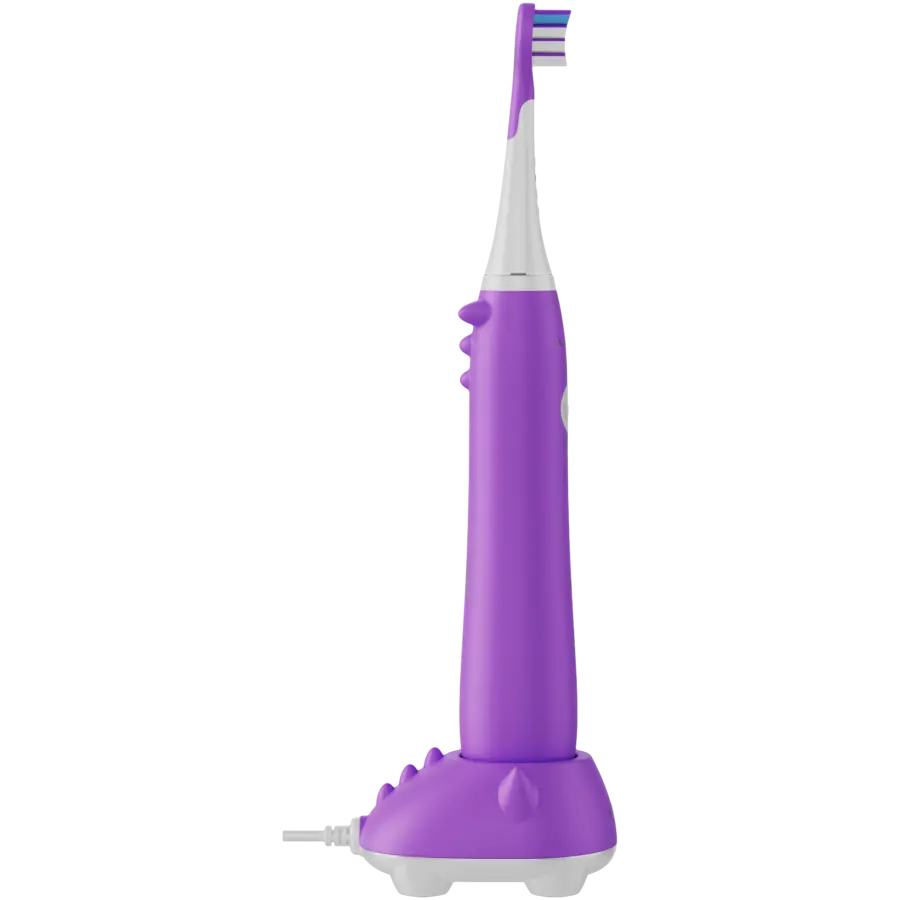 Wireless Tooth Brush, Violet, 3 Brush Heads, 600mAh, Function: Sensive, Clean, Whitening, Sweep, Smart Remind - image 3