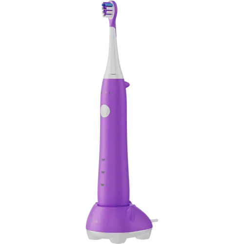 Periuță de dinți fără fir, Violet, 3 capete de periuță, 600mAh, Funcții: Sensibil, Curățare, Albire, Masaj, Memento inteligent - 1