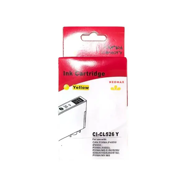 ГЛАВА ЗА CANON PIXMA iP 4850/MG5150/5250/6150/8150 - Yellow - /526/ - CLI526Y (CLI-526Y) - PN CI-CLI526Y - NEOMAX
