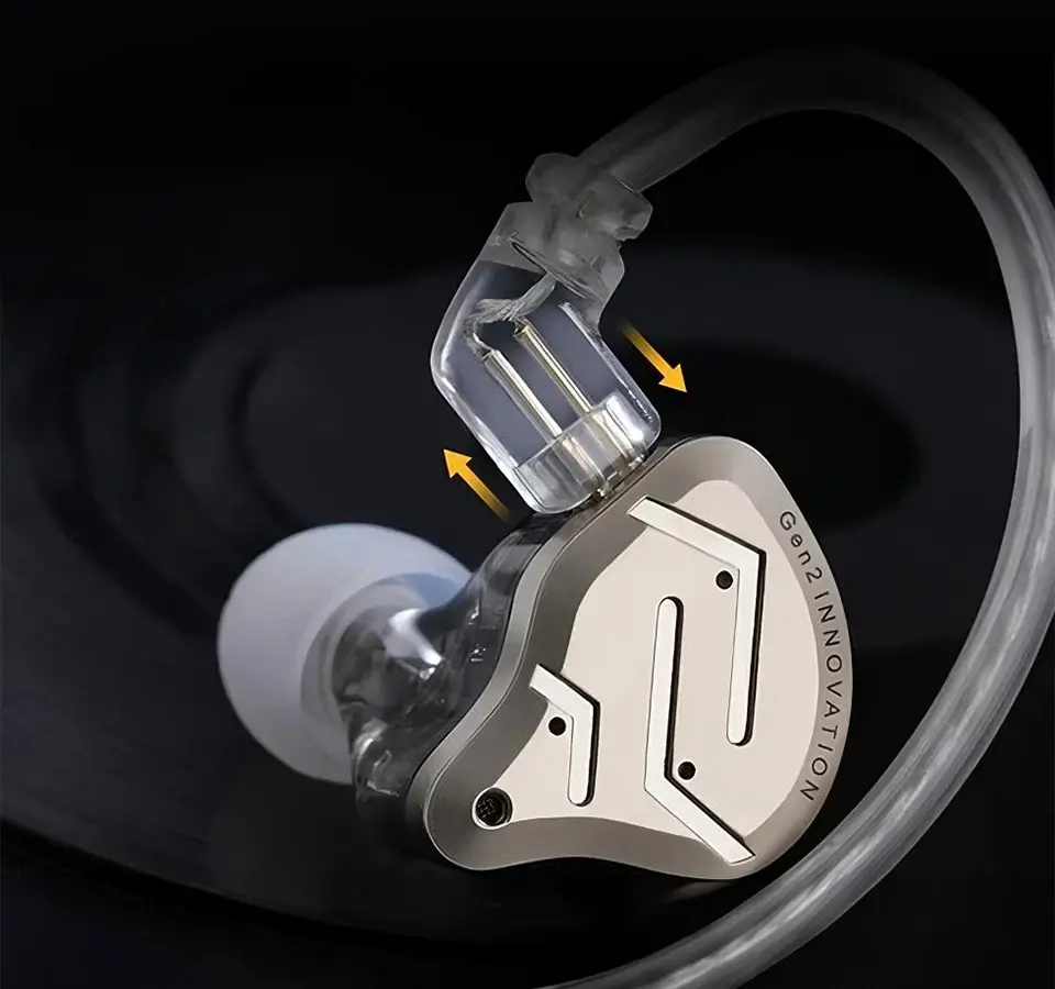 KZ професионални слушалки Hi-Fi In-Ear-Monitors - ZSN PRO 2 Midnight Black (Limited version), Mic - image 7