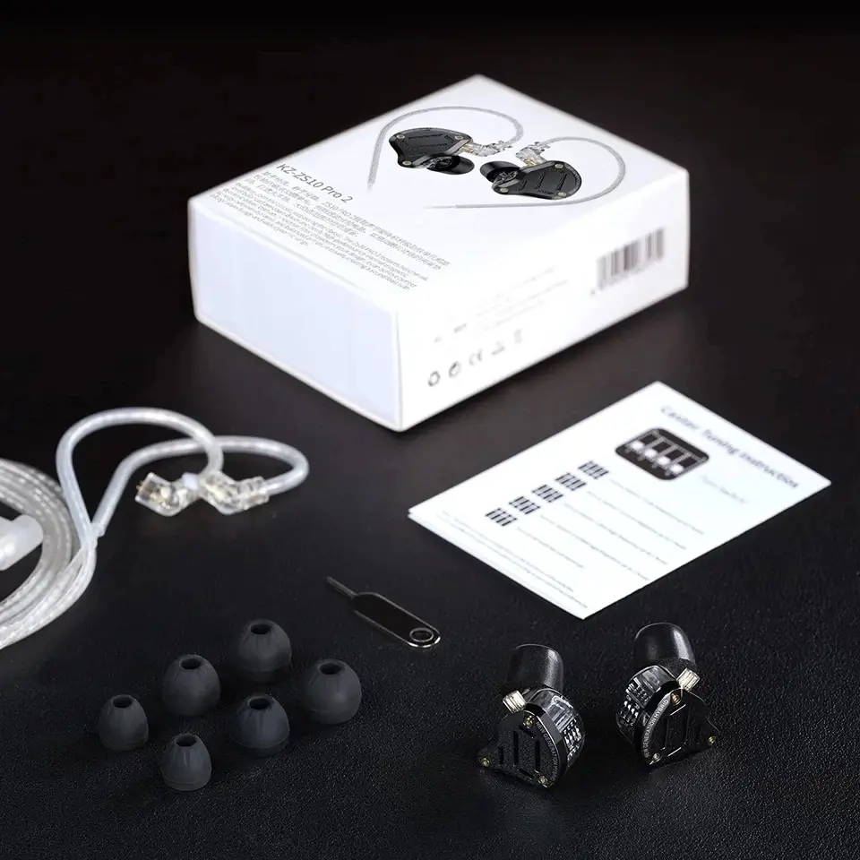 KZ професионални слушалки Hi-Fi In-Ear-Monitors - ZS10 PRO 2 Mic - image 14