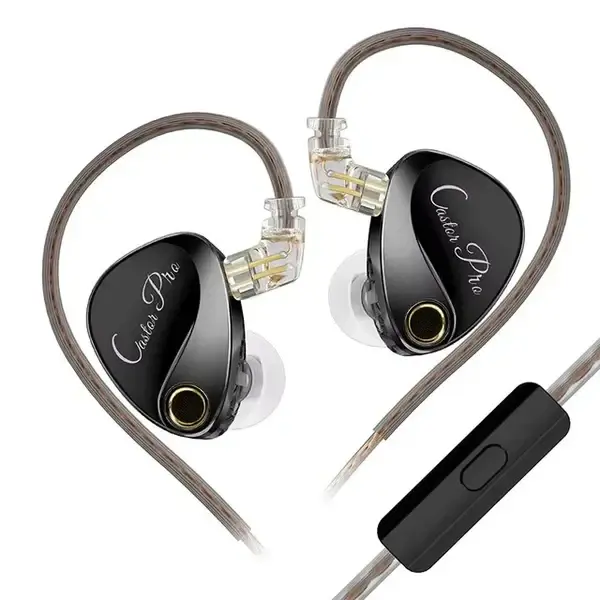 KZ професионални слушалки Hi-Fi In-Ear-Monitors - Castor Pro Gray Mic (Bass version) - Bass Up Edition - image 1