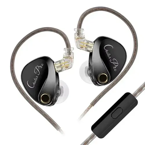KZ професионални слушалки Hi-Fi In-Ear-Monitors - Castor Pro Gray Mic (Bass version) - Bass Up Edition - image 1