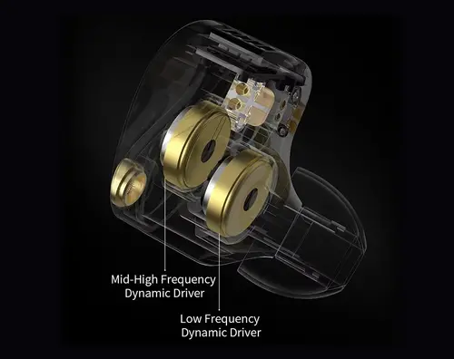 KZ професионални слушалки Hi-Fi In-Ear-Monitors - Castor Pro Gray Mic (Bass version) - Bass Up Edition - image 9