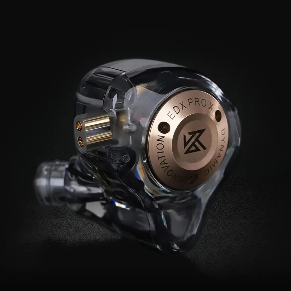 KZ професионални слушалки Hi-Fi In-Ear-Monitors - EDX PRO X Black Mic - image 1