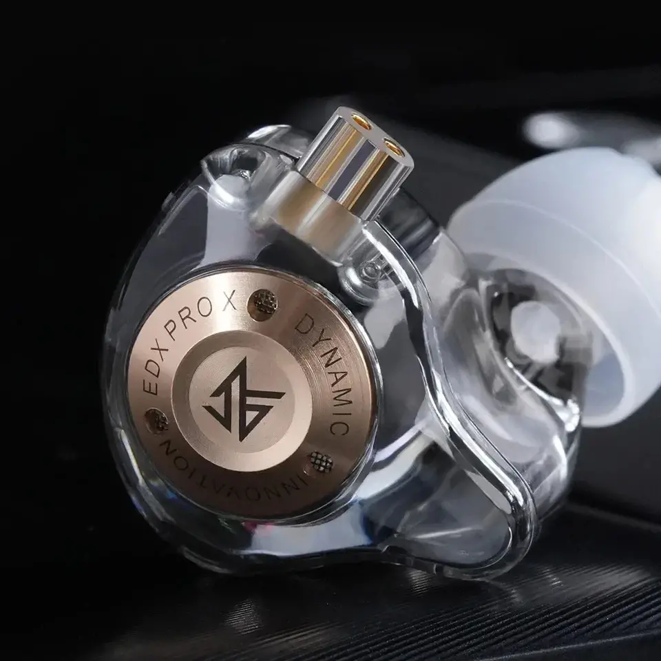 KZ професионални слушалки Hi-Fi In-Ear-Monitors - EDX PRO X Black Mic - image 4