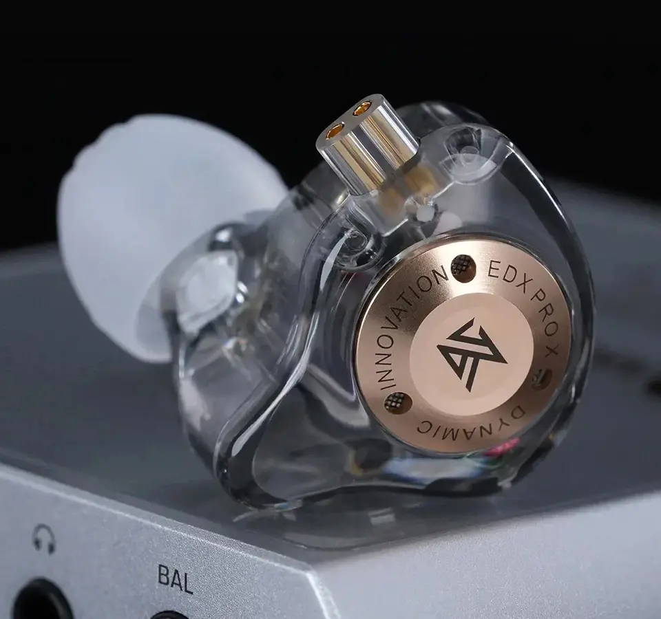 KZ професионални слушалки Hi-Fi In-Ear-Monitors - EDX PRO X Black Mic - image 5