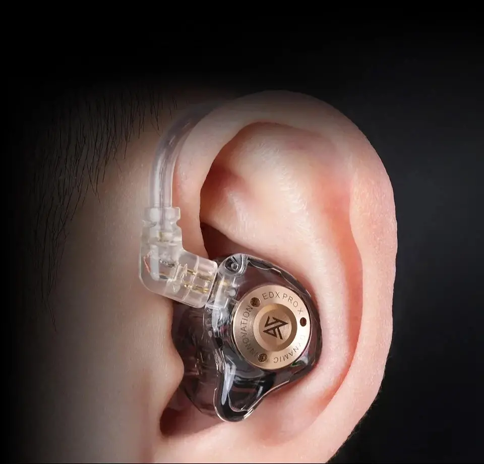 KZ професионални слушалки Hi-Fi In-Ear-Monitors - EDX PRO X Black Mic - image 8