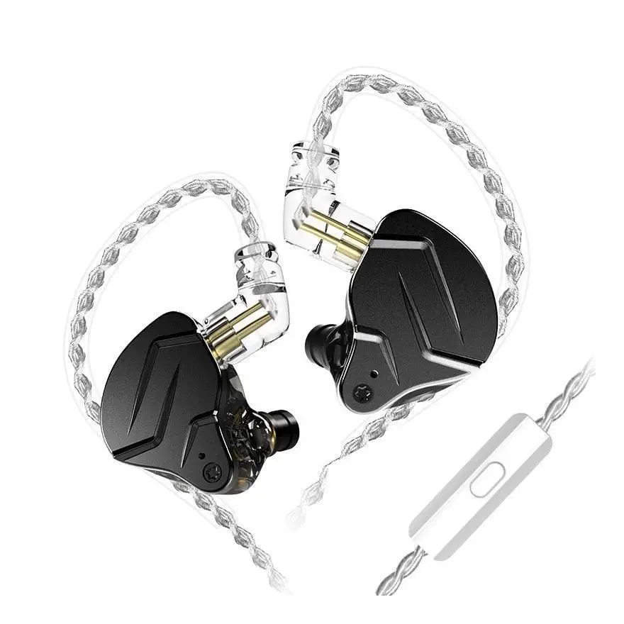 KZ професионални слушалки Hi-Fi In-Ear-Monitors - ZSN PRO X Black Mic