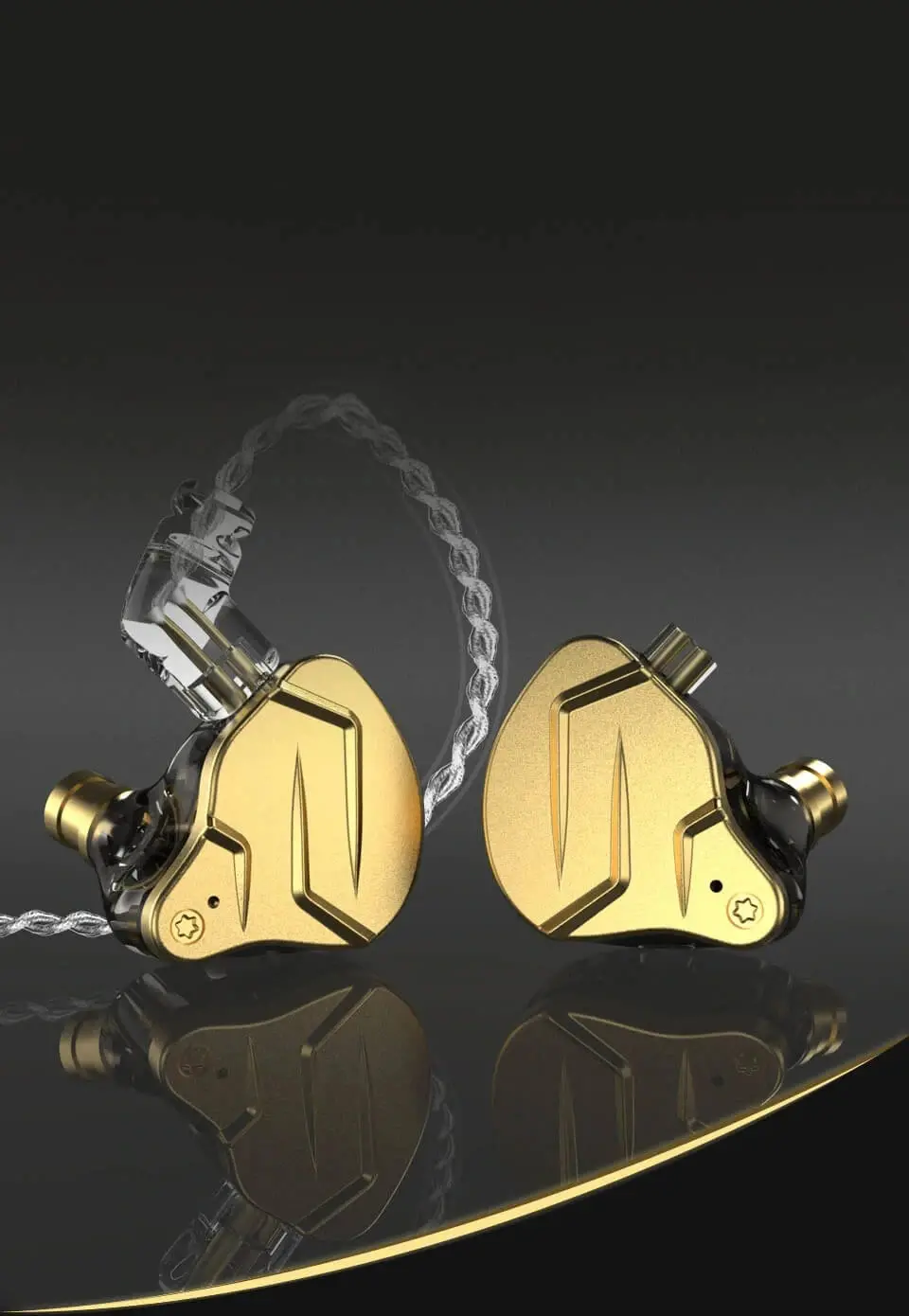 KZ професионални слушалки Hi-Fi In-Ear-Monitors - ZSN PRO X Black Mic - image 3