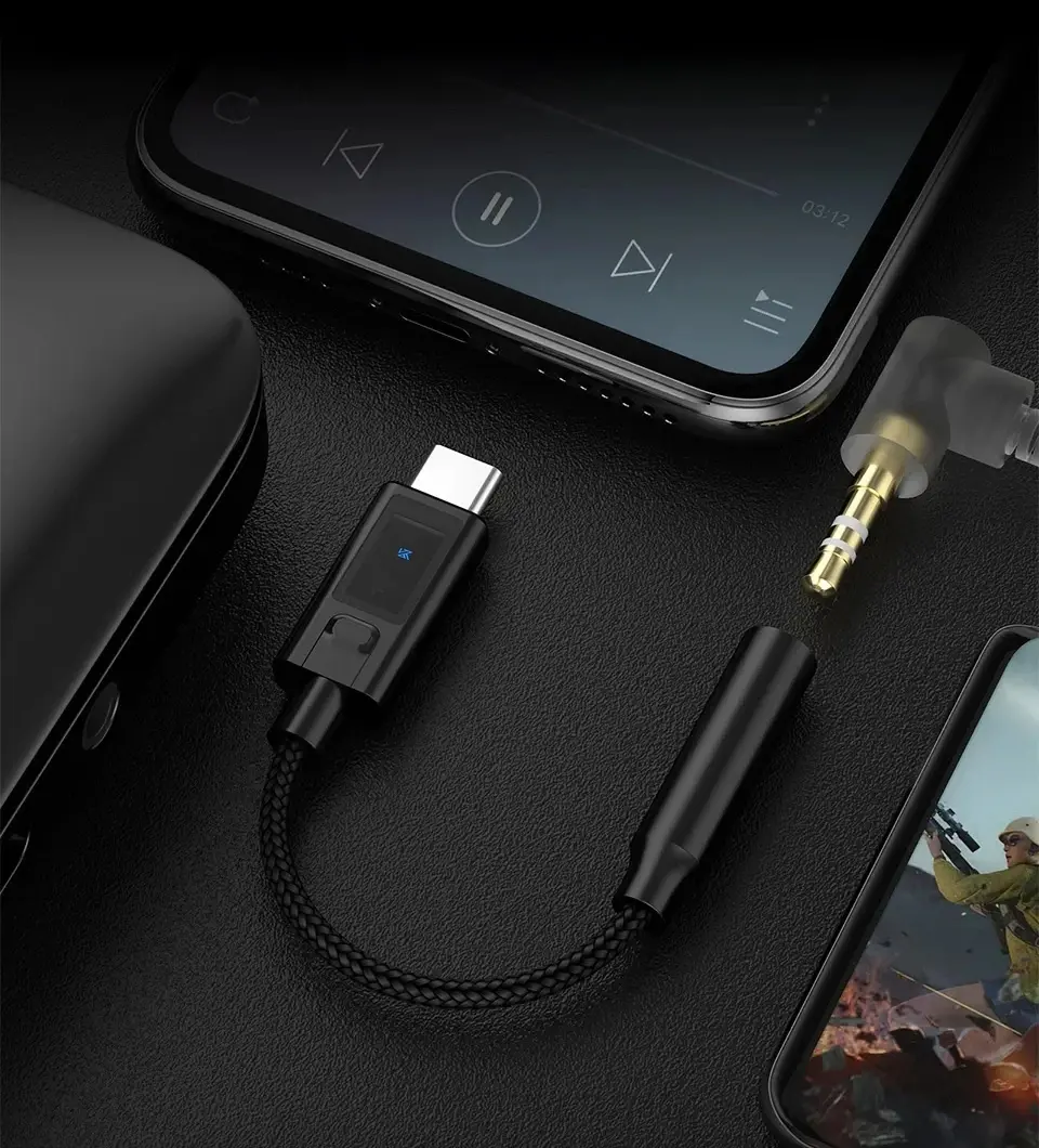 KZ αντάπτορας Adapter Type-C M σε 3.5mm Hi-Fi DAC Amplifier με EQ - AM02 - image 7