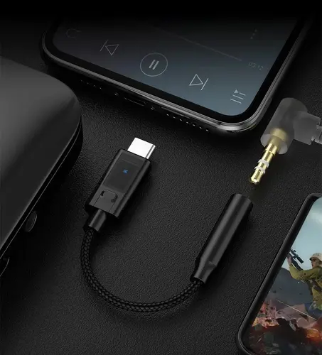 KZ преходник Adapter Type-C M to 3.5mm Hi-Fi DAC Amplifier with EQ - AM02 - image 7