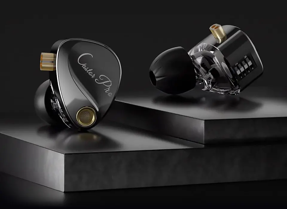 KZ професионални слушалки Hi-Fi In-Ear-Monitors - Castor Pro Silver Mic - Harman Edition - image 1