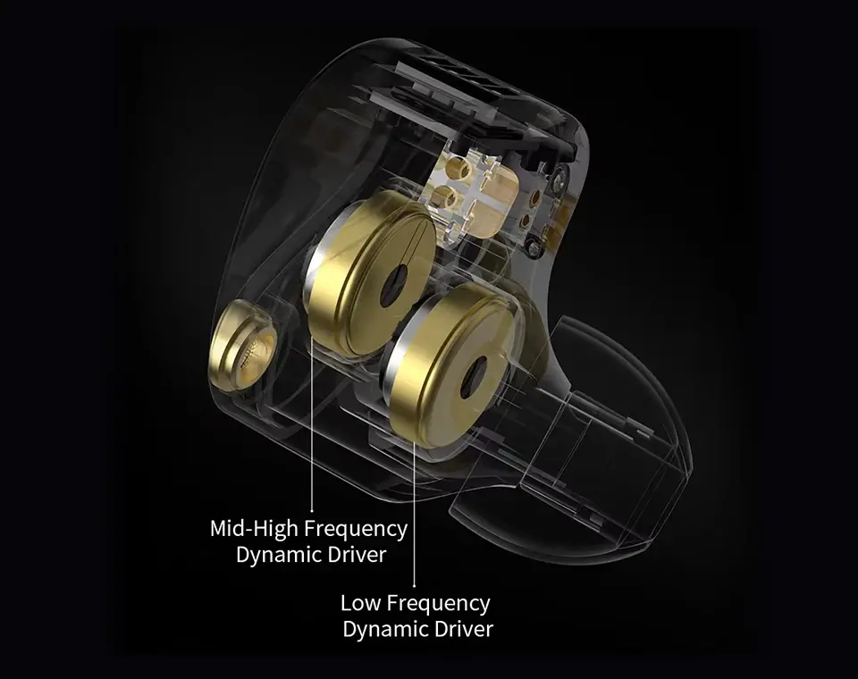 KZ професионални слушалки Hi-Fi In-Ear-Monitors - Castor Pro Silver Mic - Harman Edition - image 8