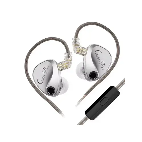 KZ професионални слушалки Hi-Fi In-Ear-Monitors - Castor Pro Silver Mic - Harman Edition