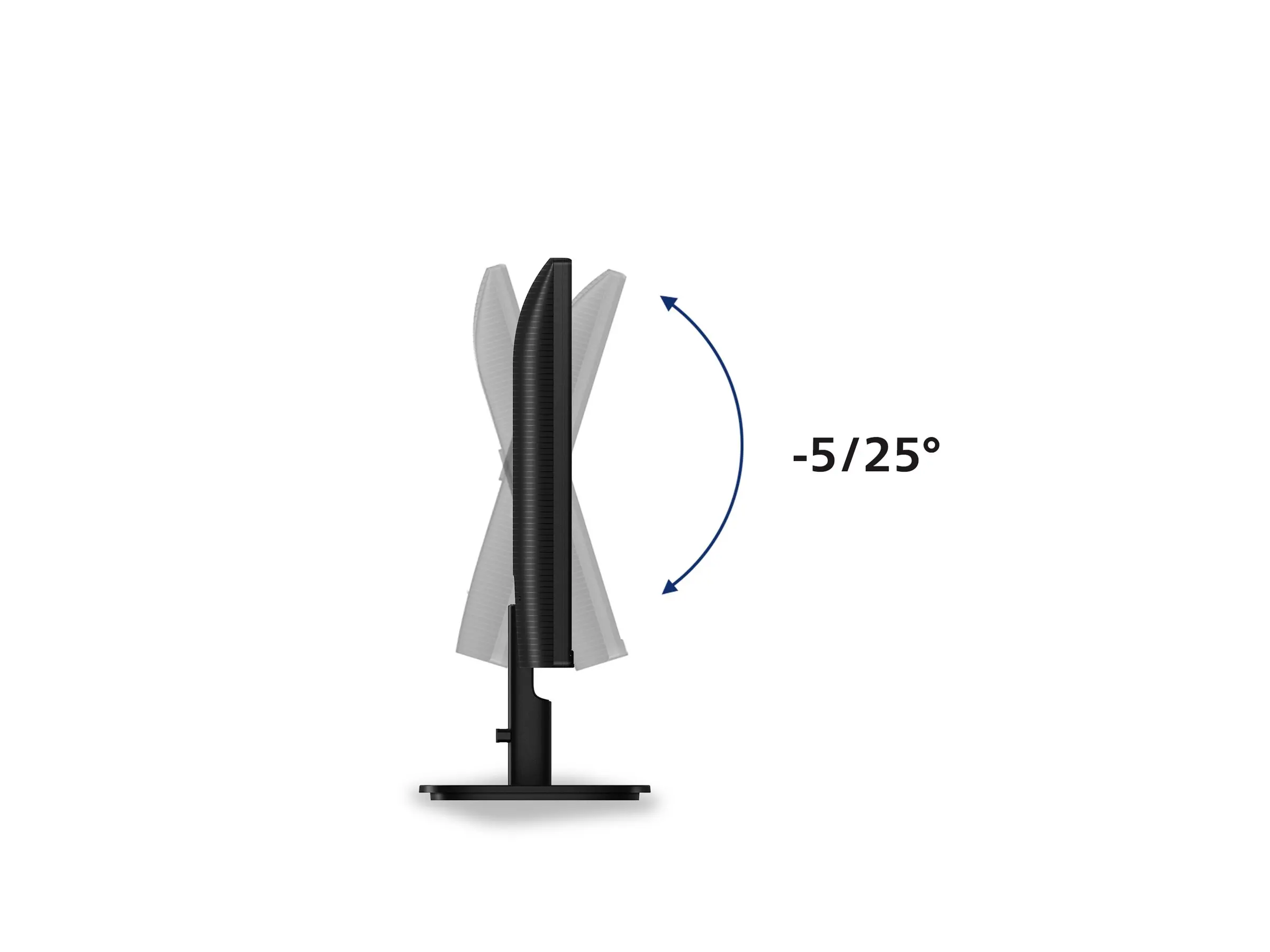 Монитор, Philips 24B2N2200, 23.8" IPS WLED, 1920x1080@120Hz, 4ms GtG, 300cd m/2, 1500:1, 50M:1 DCR, Adaptive Sync, FlickerFree, SoftBlue, 2Wx2, Tilt, D-SUB, HDMI, DP - image 2