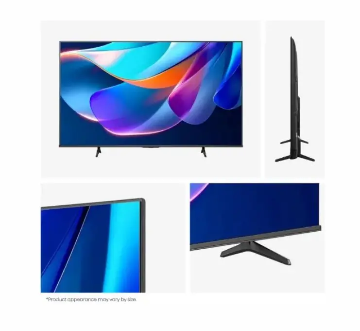 Телевизор, Hisense 43" A6S, 4K Ultra HD 3840x2160, DLED, DFA, Precision Colour, HDR 10+, HLG, Dolby Vision,Light sensor, Smart TV, WiFi, BT, AnyView Cast, Gaming Mode, 1xHDMI2 eArc, 3xHDMI, 2xUSB, LAN, CI+, DVB-T2/C/S2, Black - image 2