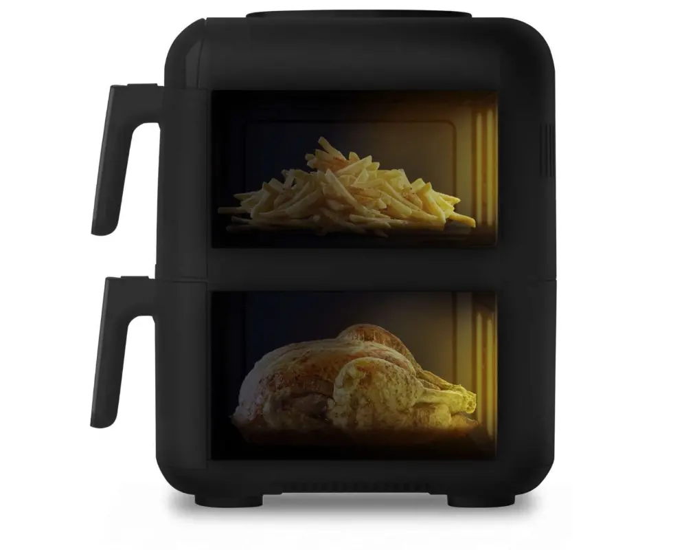 Уред за здравословно готвене, Tefal EY7568E0 Crispy Stack Af Genius+Acc Blk - image 3