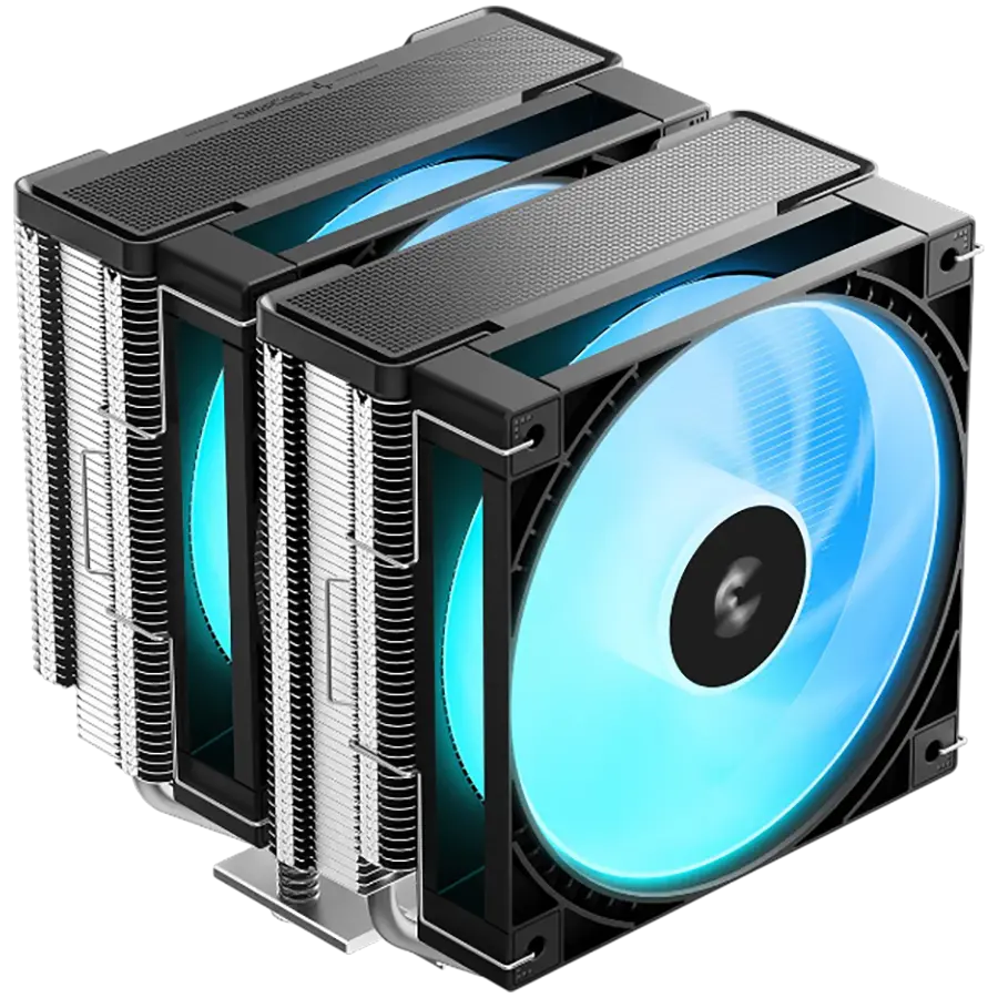 DeepCool AG620 G2 ARGB, CPU Air Cooler, 2x120mm PWM ARGB Fan, TDP 270W, 6 Heatpipes, Black, LGA1851/1700, AMD AM5/AM4, 129x136x159 mm(LxWxH), 2Y, R-AG620-BKAMMG2-G - image 1