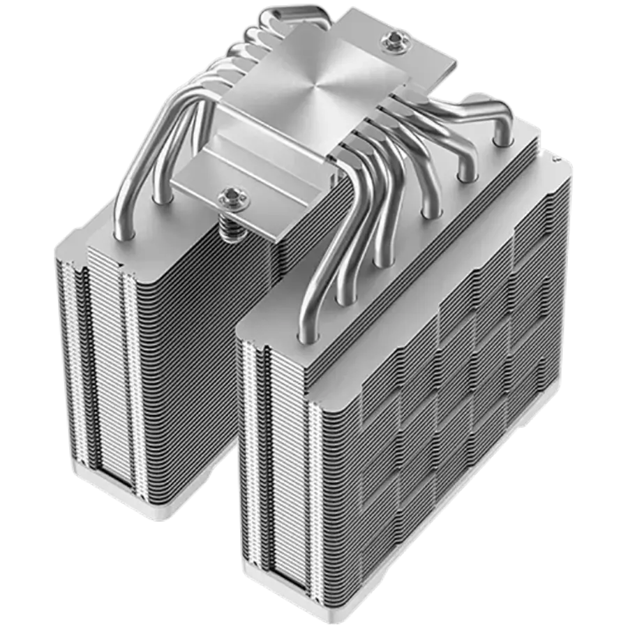 DeepCool AG620 G2 WH, CPU Air Cooler, 2x120mm PWM Fan, TDP 270W, 6 Heatpipes, White, LGA1851/1700, AMD AM5/AM4, 129x136x159 mm(LxWxH), 2Y, R-AG620-WHNPMG2-G - image 2