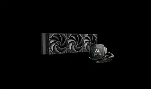 DeepCool SPARTACUS 360, 360mm CPU Liquid Cooler, 3x120mm PWM Fans, 3.4'' IPS LCD Screen, Black, LGA1851/1700, AMD AM5/AM4, 5Y, R-SPT360-BKDSMP-G-1