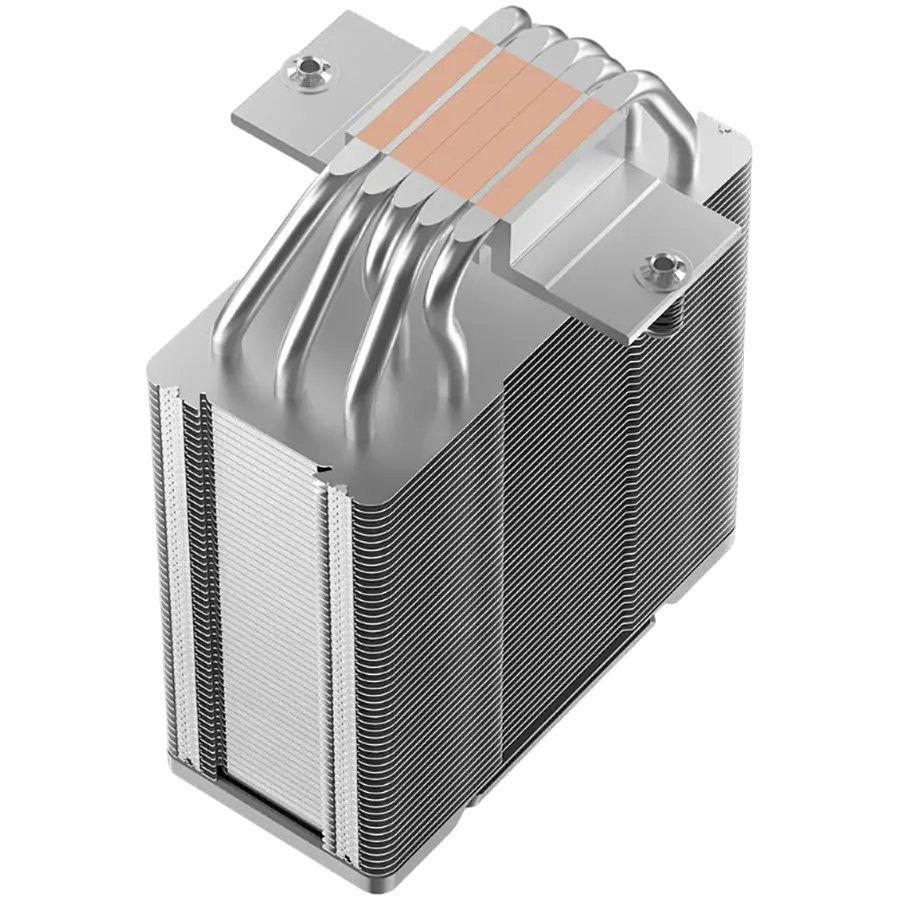 DeepCool AG400 G2 WH, CPU Air Cooler, 1x120mm PWM Fan, TDP 230W, 4 Heatpipes, White, LGA1851/1700, AMD AM5/AM4, 125x92x152 mm(LxWxH), 2Y, R-AG400-WHNPMG2-G - image 2