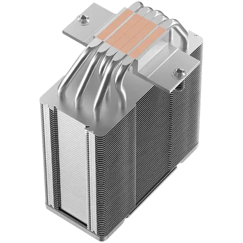 DeepCool AG400 G2 WH, CPU Air Cooler, 1x120mm PWM Fan, TDP 230W, 4 Heatpipes, White, LGA1851/1700, AMD AM5/AM4, 125x92x152 mm(LxWxH), 2Y, R-AG400-WHNPMG2-G - image 2