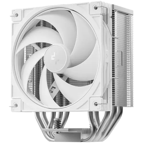 DeepCool AG400 G2 WH, cooler de aer pentru CPU, ventilator PWM 1x120mm, TDP 230W, 4 conducte termice, alb, LGA1851/1700, AMD AM5/AM4, 125x92x152 - 1