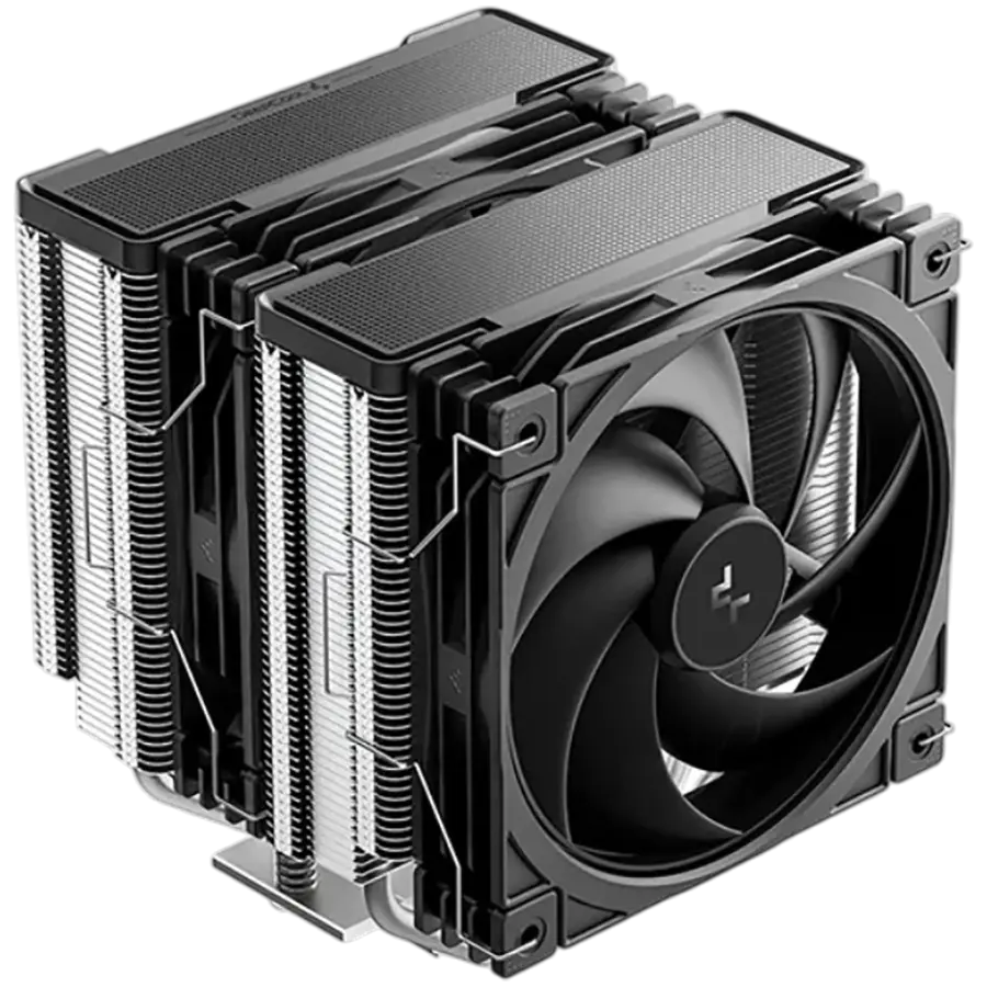 DeepCool AG620 G2, CPU Air Cooler, 2x120mm PWM Fan, TDP 270W, 6 Heatpipes, Black, LGA1851/1700, AMD AM5/AM4, 129x136x159 mm(LxWxH), 2Y, R-AG620-BKNPMG2-G - image 1