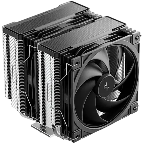 DeepCool AG620 G2, CPU Air Cooler, 2x120mm PWM Fan, TDP 270W, 6 Heatpipes, Black, LGA1851/1700, AMD AM5/AM4, 129x136x159 mm(LxWxH), 2Y, R-AG620-BKNPMG2-G - image 1