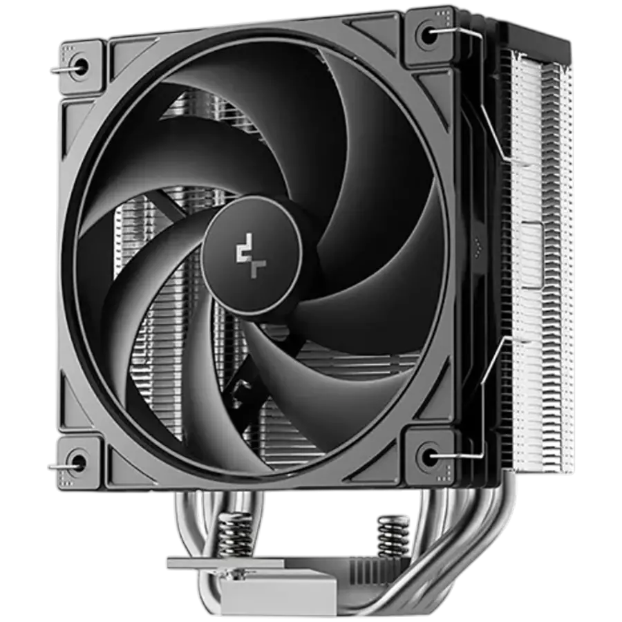 DeepCool AG400 G2, Cooler CPU cu aer, ventilator PWM 1x120mm, TDP 230W, 4 heatpipe-uri, Negru, LGA1851/1700, AMD AM5/AM4, 125x92x152 mm(LxWxH), 2 ani