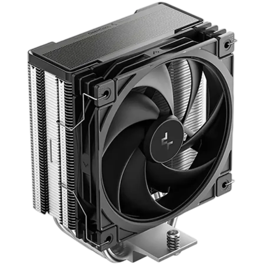 DeepCool AG400 G2, CPU Air Cooler, 1x120mm PWM Fan, TDP 230W, 4 Heatpipes, Black, LGA1851/1700, AMD AM5/AM4, 125x92x152 mm(LxWxH), 2Y, R-AG400-BKNPMG2-G - image 1