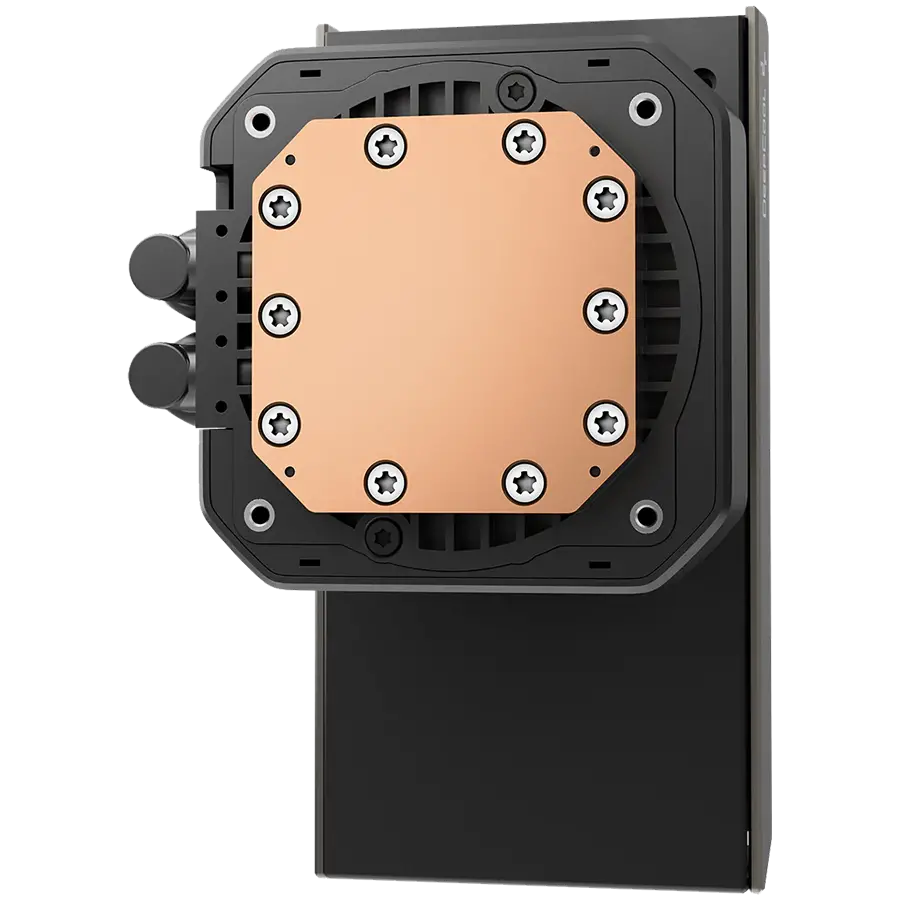 DeepCool LT360 VISION ARGB, 360mm CPU Liquid Cooler, 3x120mm PWM ARGB Fans, 4.5" IPS LCD screen, Black, LGA1851/1700/1200/1151/1150/1155, AMD AM5/AM4, 3Y, R-LT360VISIONBKAMMC-G-1 - image 1