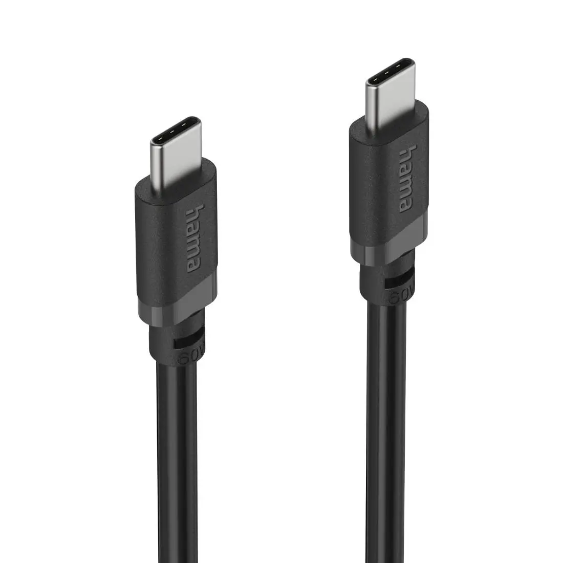 HAMA Кабел USB-C мъжко– USB-C мъжко, 60 W, 1 m, черен - image 5