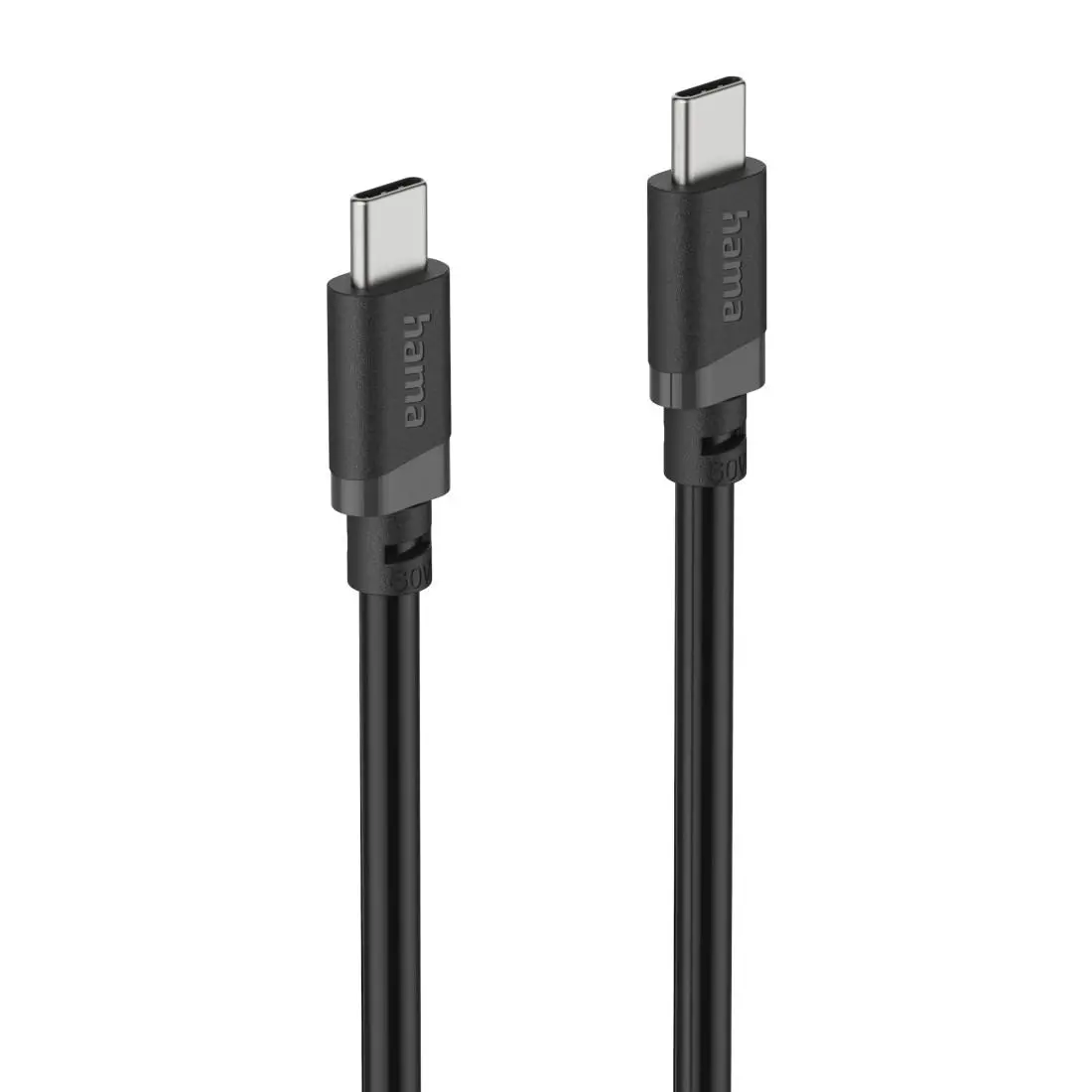 HAMA Кабел USB-C мъжко– USB-C мъжко, 60 W, 1 m, черен - image 6