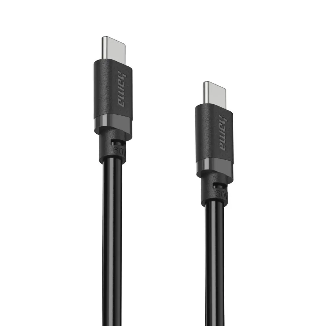 HAMA Кабел USB-C мъжко– USB-C мъжко, 60 W, 1 m, черен - image 8