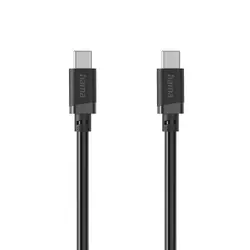 HAMA Кабел USB-C мъжко– USB-C мъжко, 60 W, 1 m, черен
