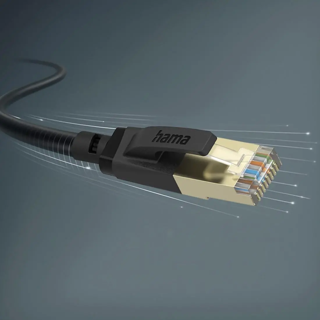 Мрежов пач кабел HAMA S/FTP, CAT 8, RJ-45 - RJ-45, 40Gbit/s, 5.0 m - image 8