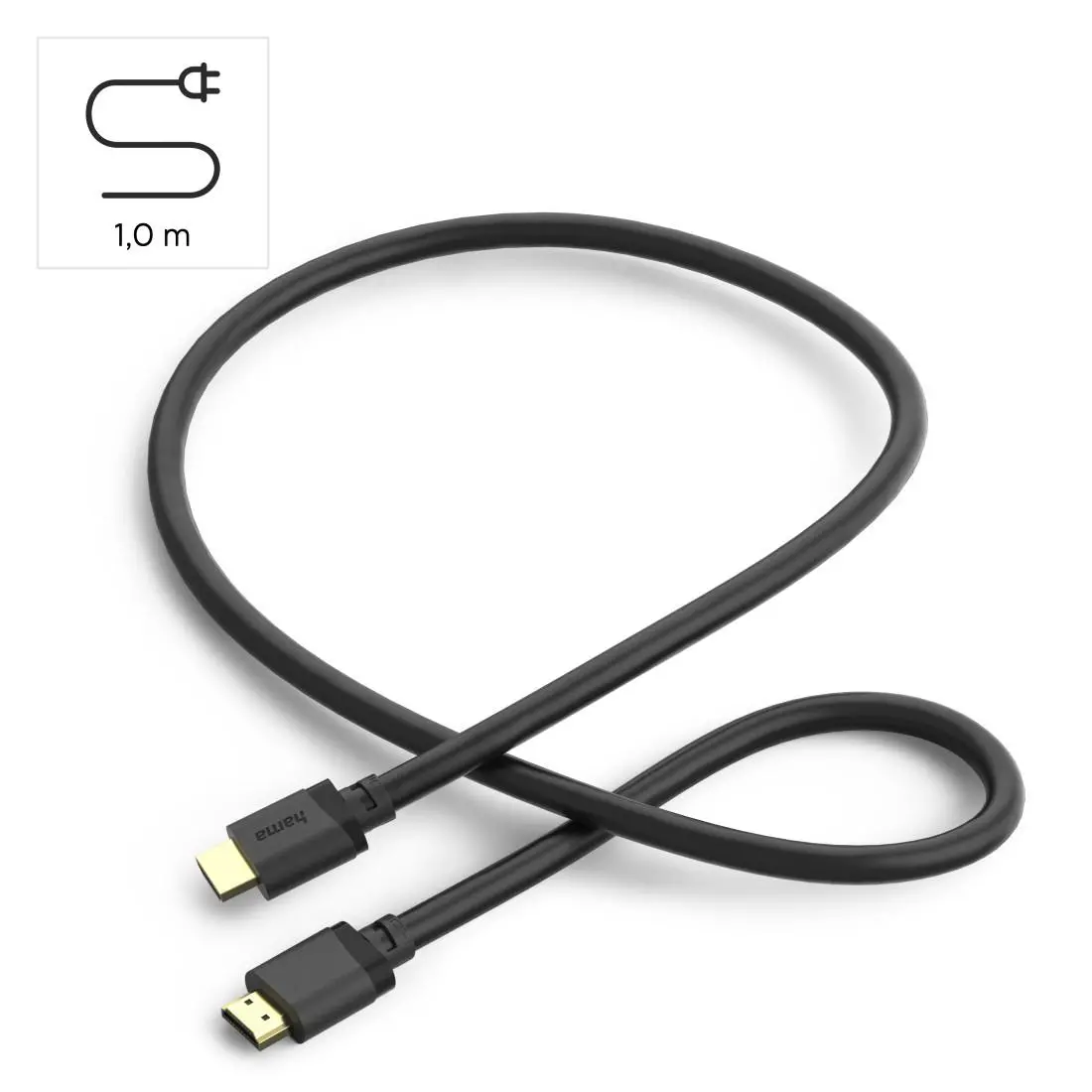 Кабел HDMI - HDMI Ultra HD, 8K, 48 Gbit/s, Ethernet, позл.конектори, 1 м - image 12
