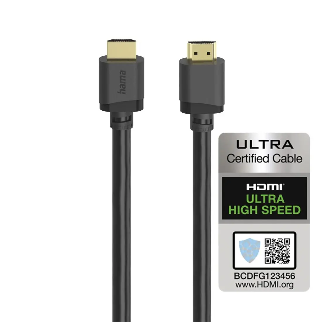 Кабел HDMI - HDMI Ultra HD, 8K, 48 Gbit/s, Ethernet, позл.конектори, 1 м - image 13