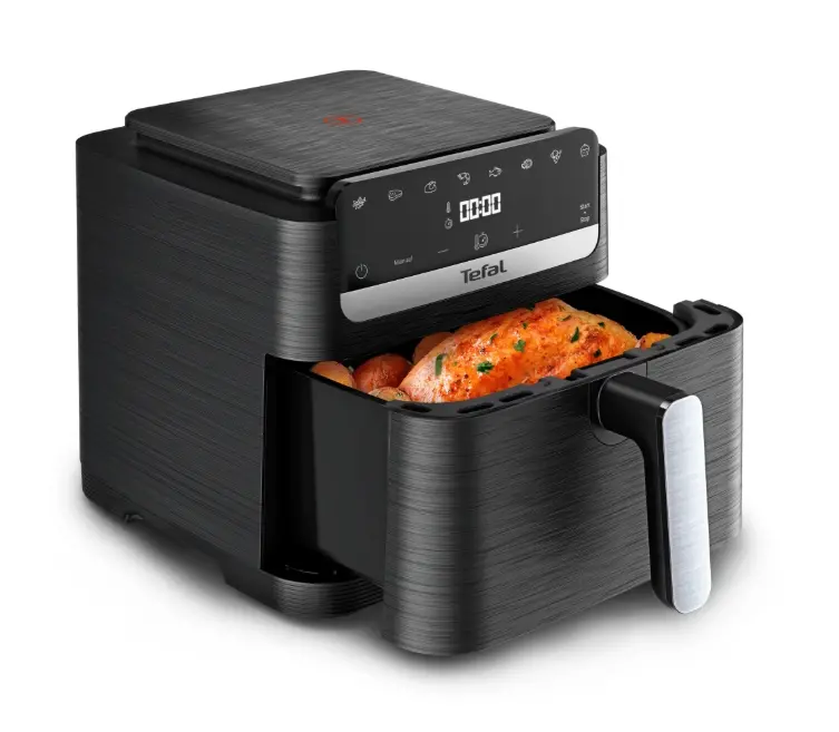 Уред за здравословно готвене, Tefal EY8618E0 Easy Fry Mega Compact Blk Eu - image 1