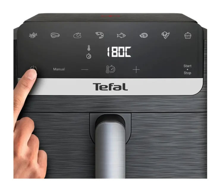 Уред за здравословно готвене, Tefal EY8618E0 Easy Fry Mega Compact Blk Eu - image 2