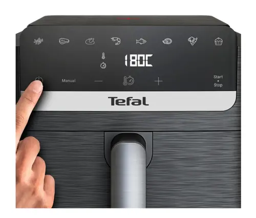 Уред за здравословно готвене, Tefal EY8618E0 Easy Fry Mega Compact Blk Eu - image 2