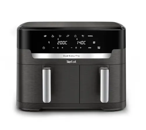 Уред за здравословно готвене, Tefal EY942HE0 Xxl Dual Easy Fry Coal Eu - image 2