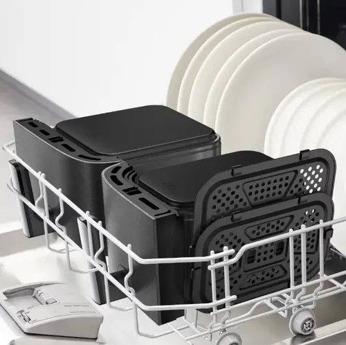 Уред за здравословно готвене, Tefal EY942HE0 Xxl Dual Easy Fry Coal Eu - image 4