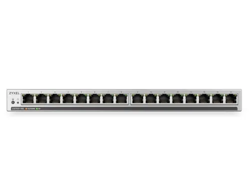 Комутатор, ZyXEL GS1100-16ES  Slimline Unmanaged + 16 port Gigabit - Unmanaged + Switch